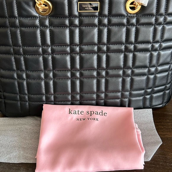 NWT - Kate Spade - Evelyn Quilted Medium Convertible Shopper Bag - Picture 4 of 13